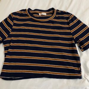 stripped crop top